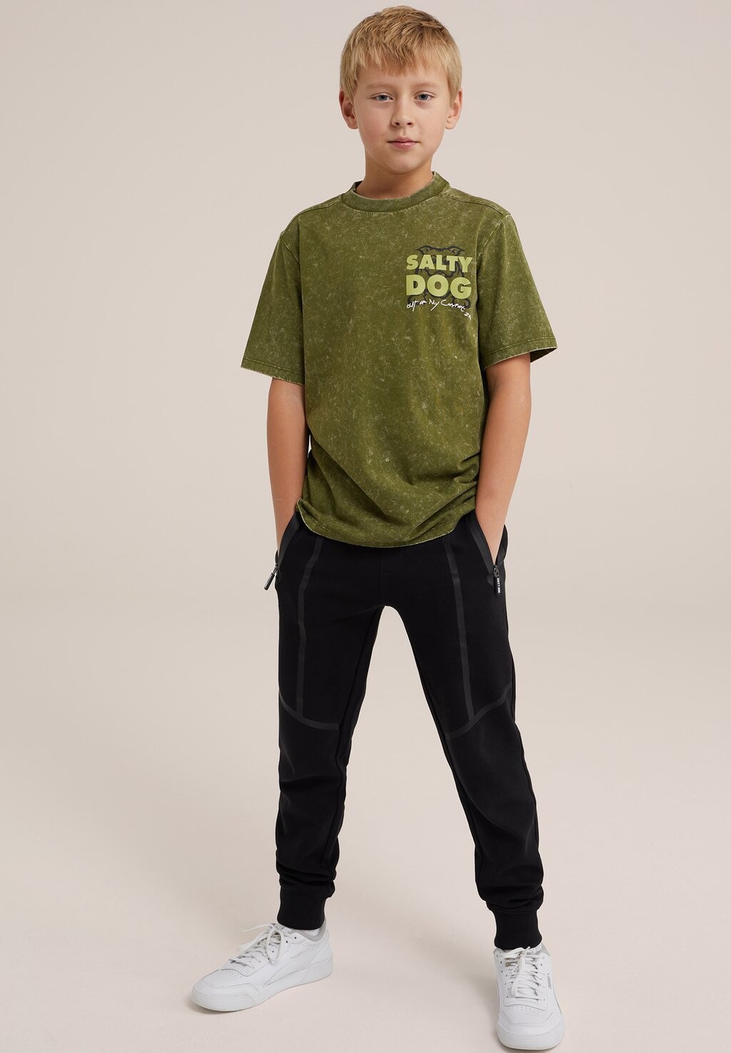 

Футболка с принтом SALTY DOG WE Fashion, цвет green