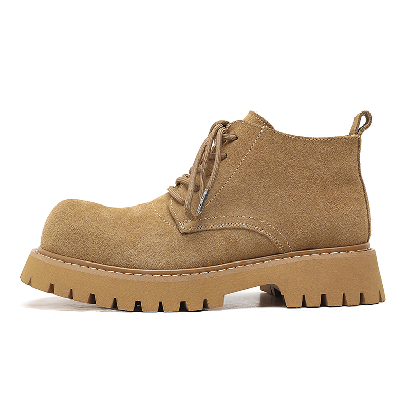 

Product B Короткие мартинсы мужские коричневые с коричневым флисовым подкладом, цвет Brown Fleece-Lined