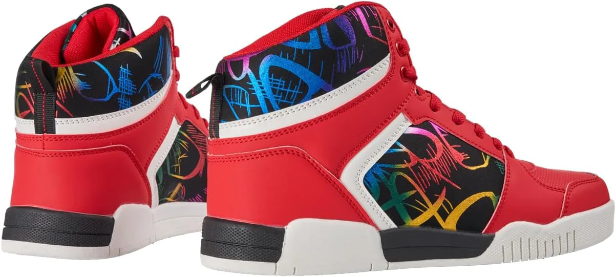 

Мужские модные кроссовки высокие, скейт shoes, стильные повседневные хип-хоп кеды MG ZERVIX, красный