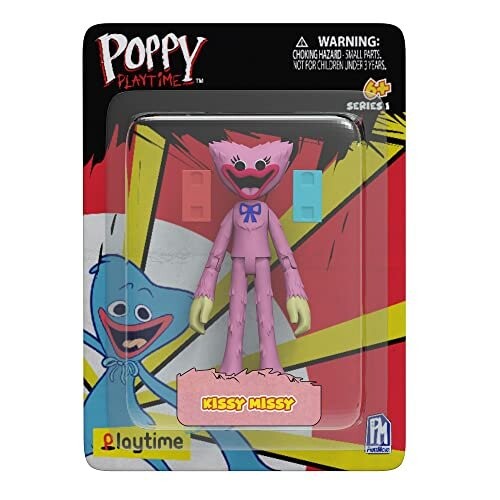 

Шарнирная фигурка Bizak Poppy Playtime, 13 см, Kissy Missy, поставляется с аксессуарами, как в видеоигре, разные персонажи для коллекционирования, возраст 6+ (64237702) Other