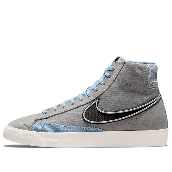 

Кроссовки blazer mid '77 vintage 'particle grey denim' Nike, серый