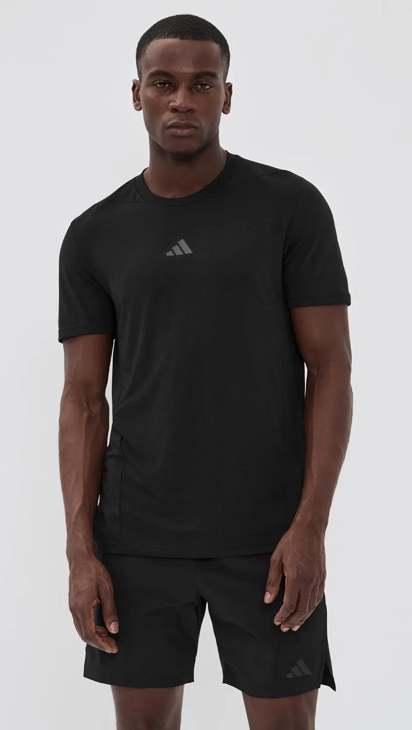 Футболка Adidas Designed for Training для тренировок, черный — фото 2