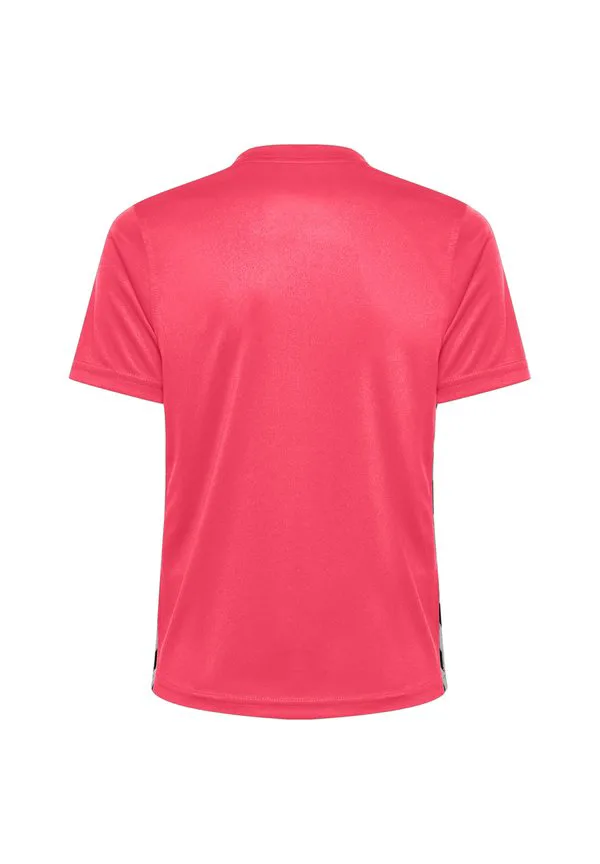 Игривая спортивная футболка с коротким рукавом Hummel, Pink Glo — фото 3