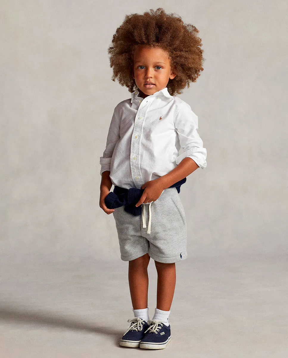 Рубашка из хлопка оксфорд для мальчиков Polo Ralph Lauren, белый — фото 4