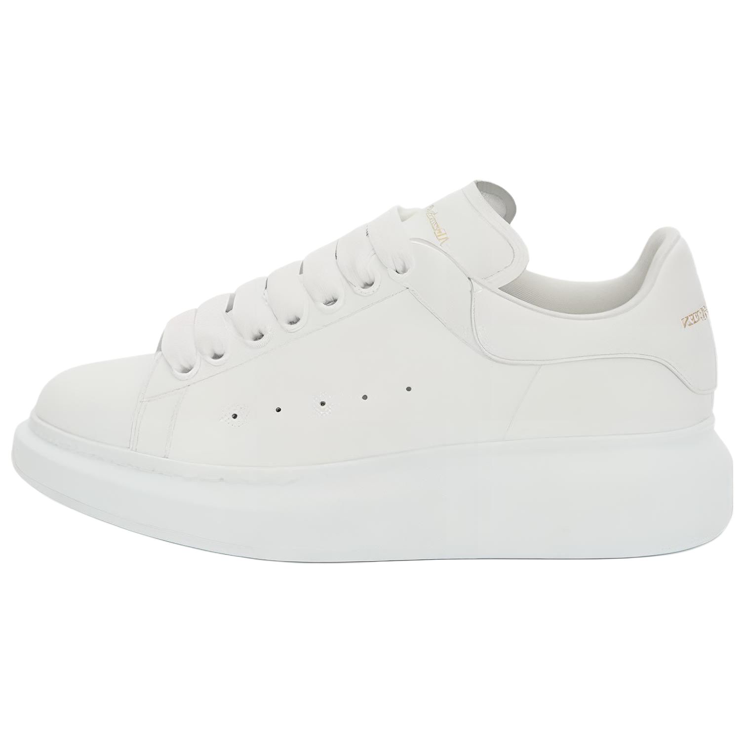 Alexander McQueen Женские белые лоу-топы для скейтбординга, цвет White