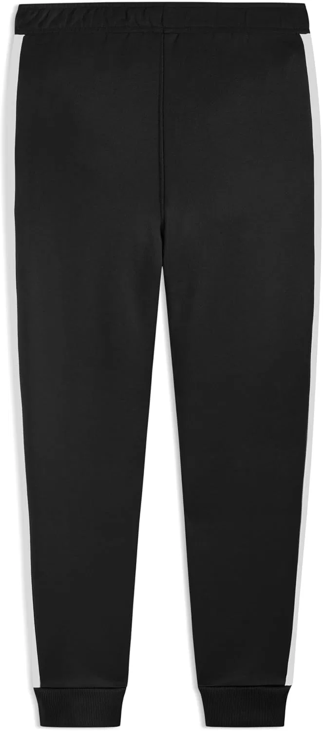 Детские спортивные брюки Puma T7 Foundations Classic Track Jogger, надеваются через голову, застежка на шнурке, Puma Black — фото 3