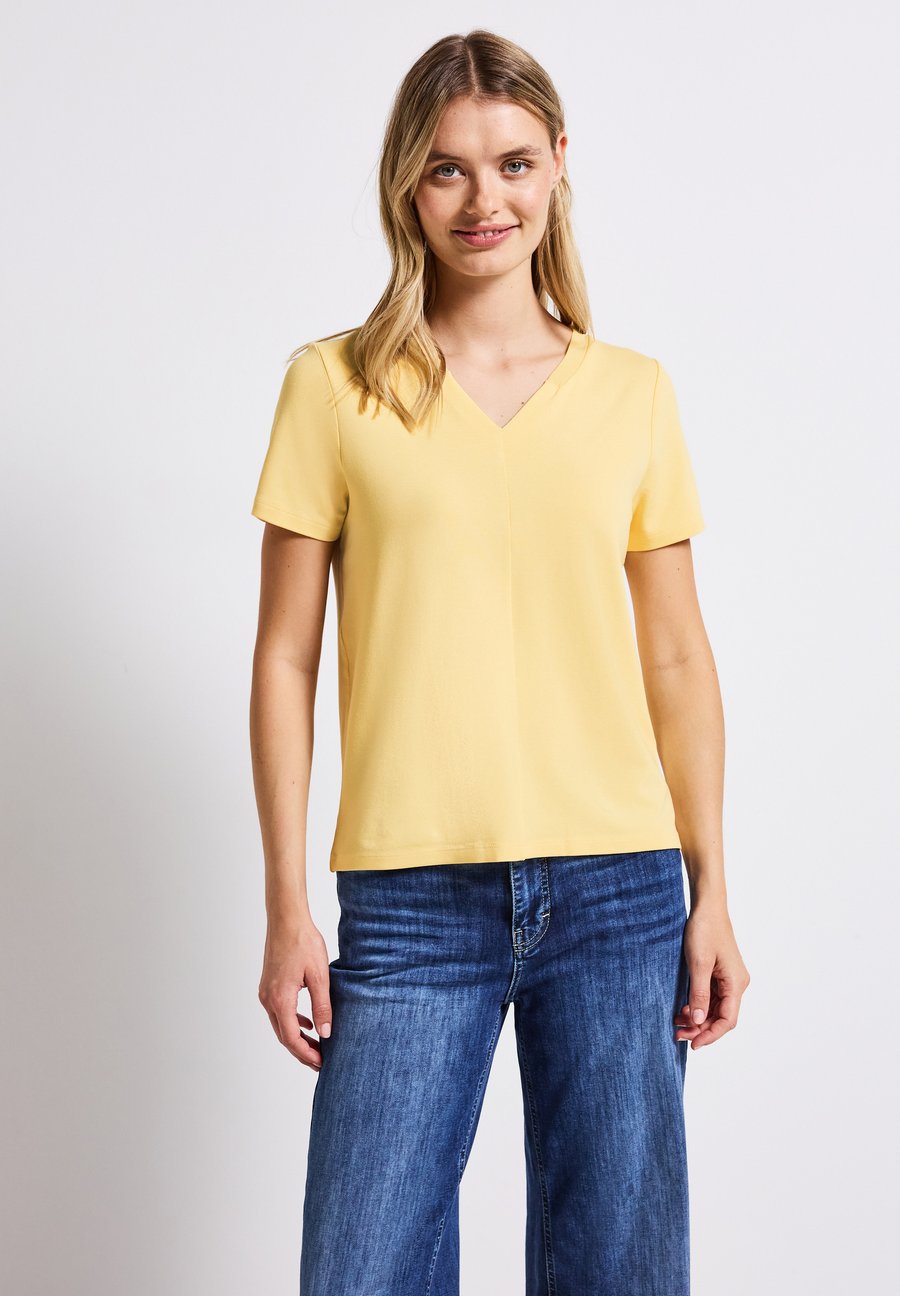 

Футболка Street One V-NECK, Gelb/Yellow, Желтый, Футболка Street One V-NECK, Gelb/Yellow
