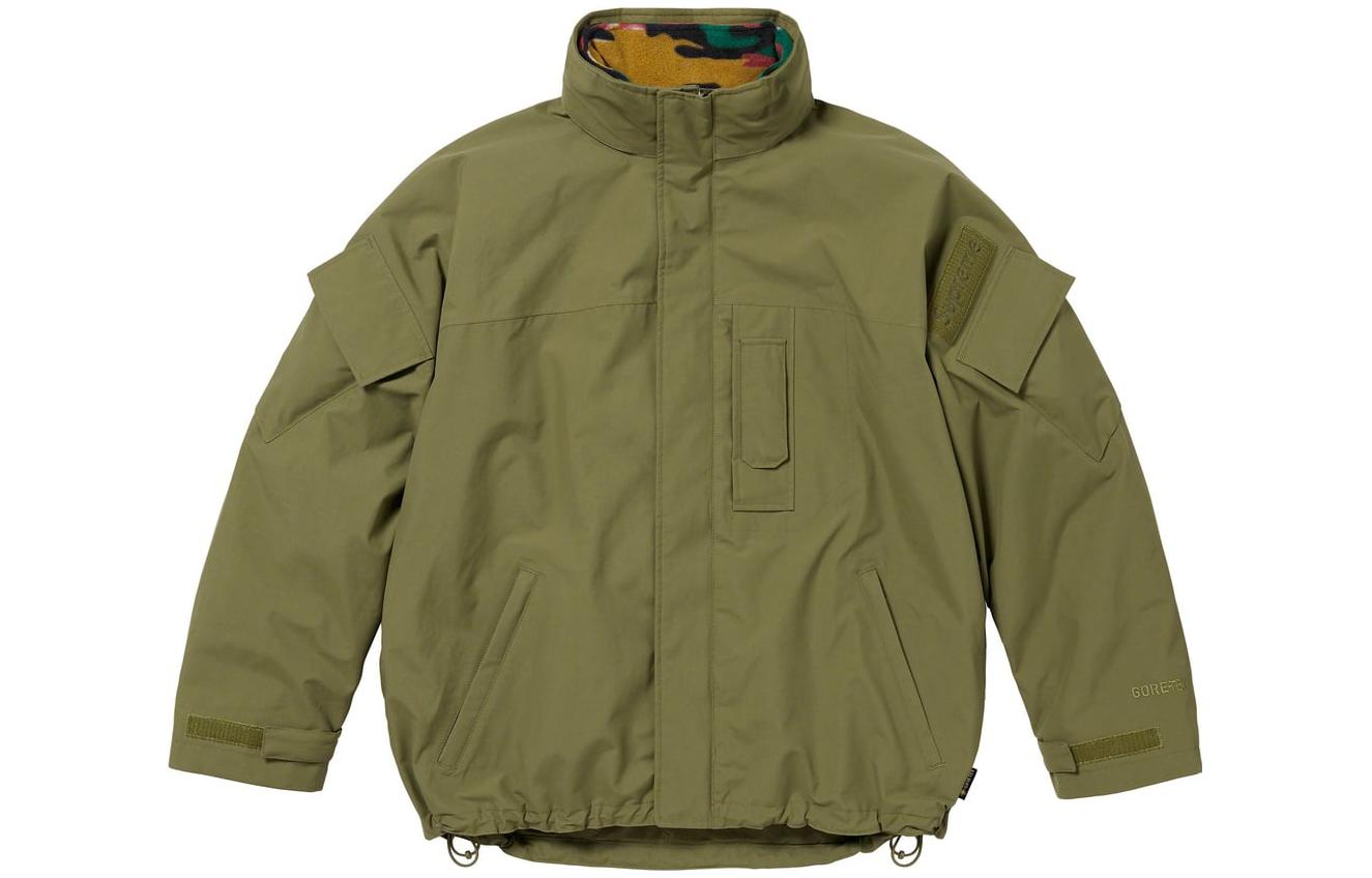 2 в 1 GORE TEX Polartec Утепленная Куртка Supreme, Розовый/Сиреневый — фото 4
