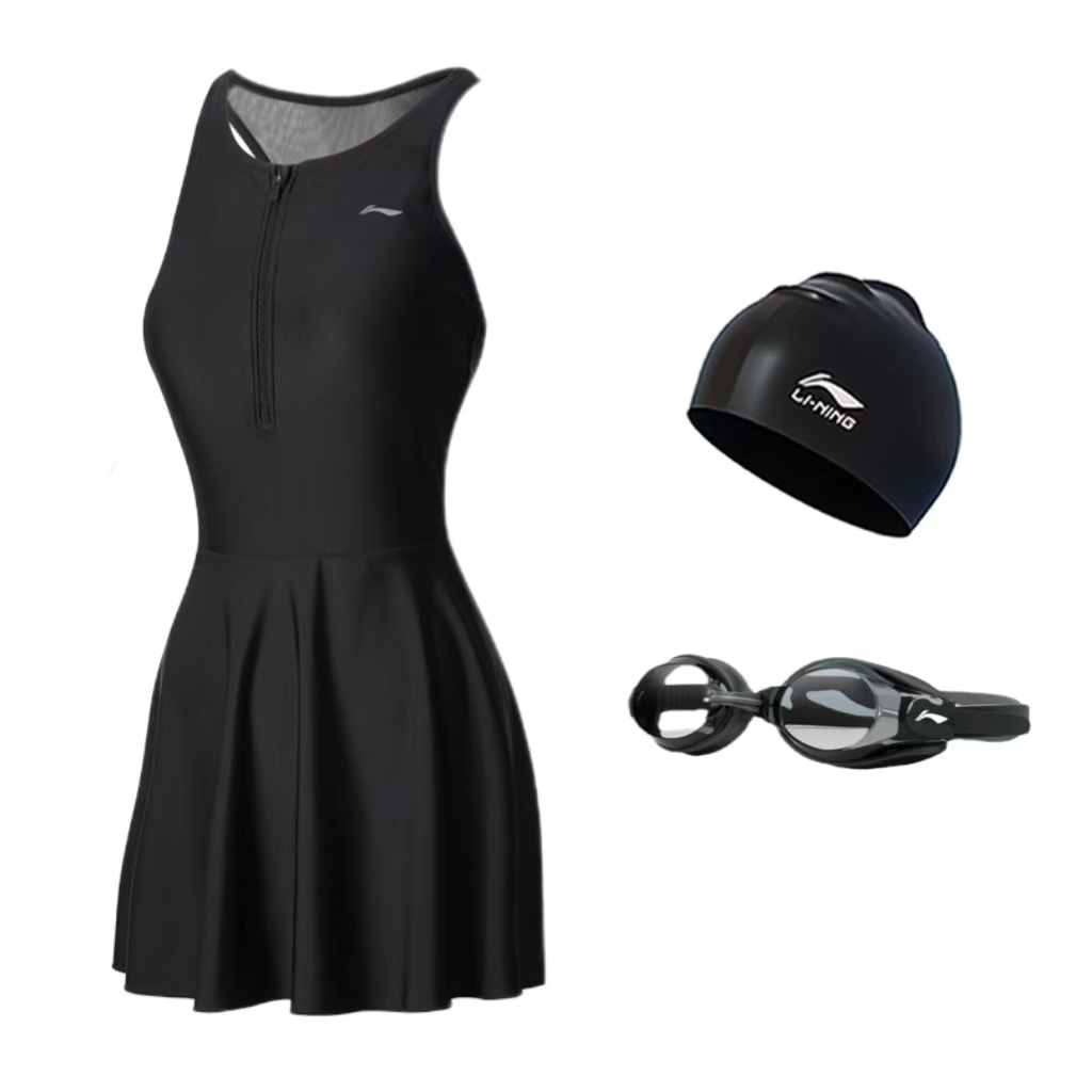 

Купальник слитный One piece LINING, Swimsuit+Swimming Cap+Swim Goggles