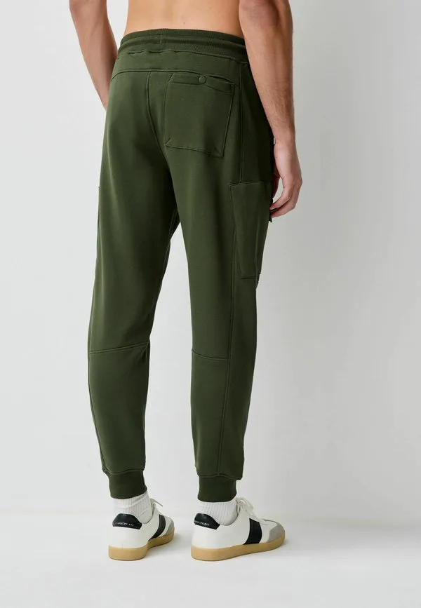 Спортивные брюки в стиле милитари стандартного кроя Next, Khaki Green — фото 4