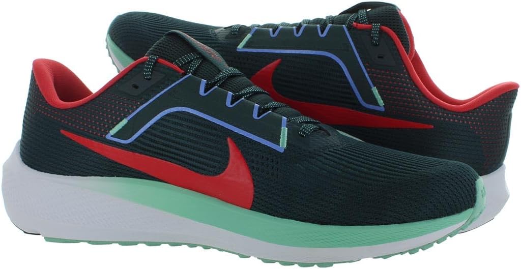 Кроссовки Nike Zoom Pegasus 40 унисекс, красный/зеленый — фото 4