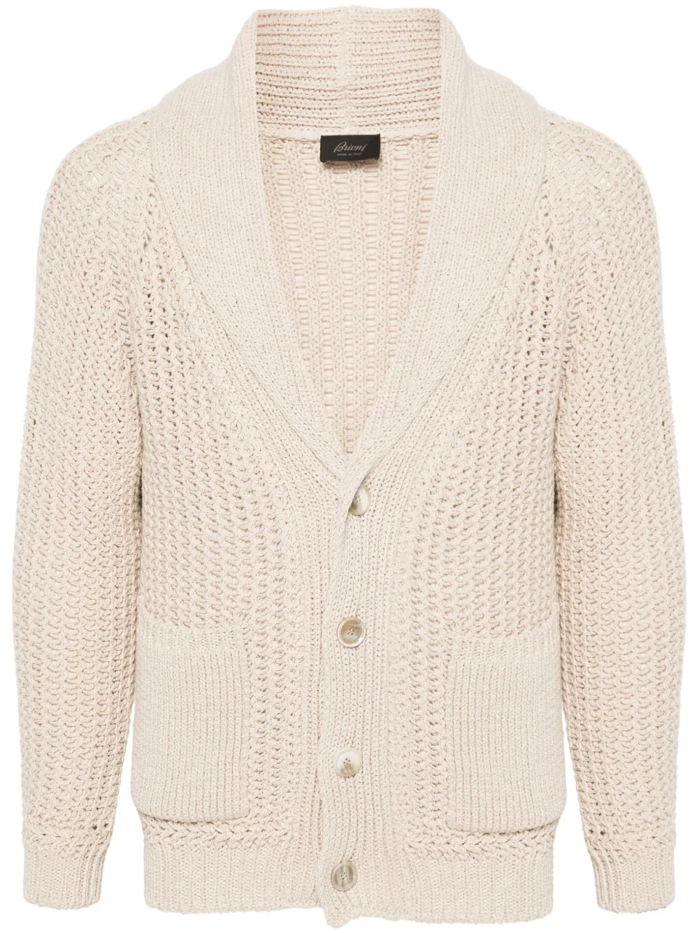

Кардиган в технике кроше Brioni, нейтральный
