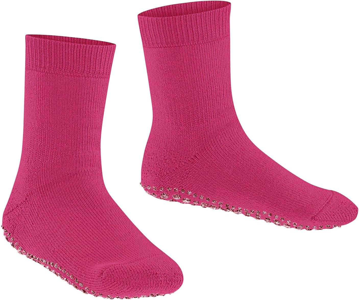 Детские тапочки-носочки FALKE Unisex Catspads, шерсть и хлопок, с противоскользящей подошвой, 1 пара, пурпурный — фото 4