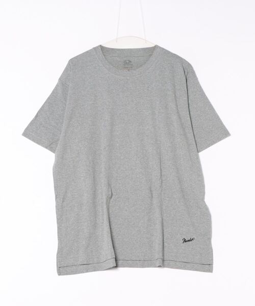 

Футболка с коротким рукавом, однотонная, с логотипом, FRUIT OF THE LOOM x NUMBER (N)INE, серый