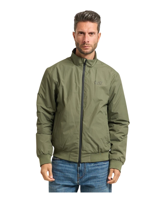 

Зеленая стеганая куртка для мужчин Emporio Armani, зеленый