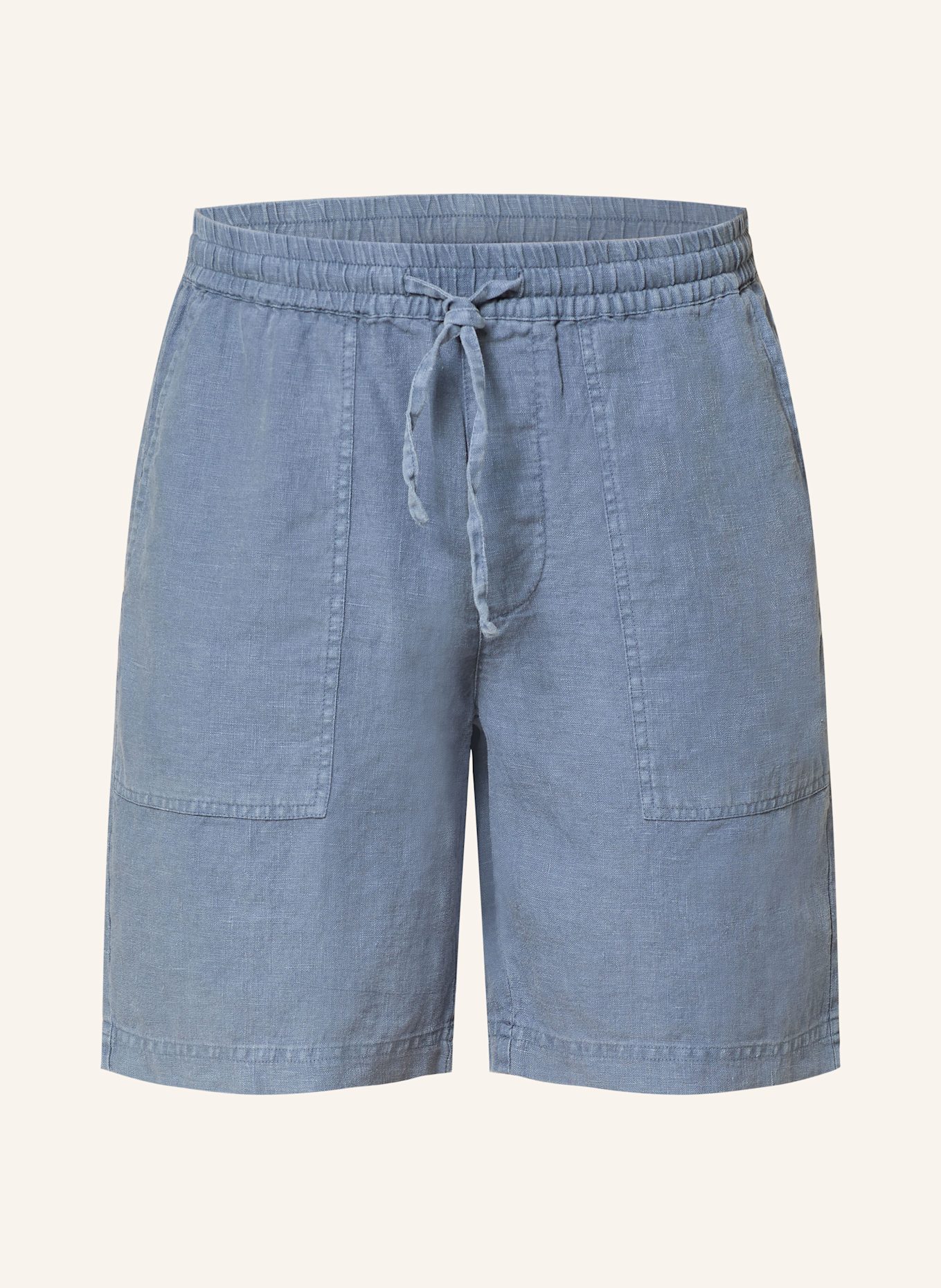 

Льняные шорты musy regular fit Ecoalf, серый