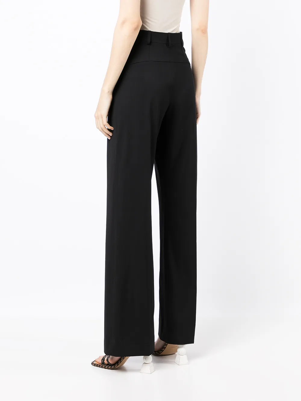 Расклешенные брюки Le Pantalon Sauge JACQUEMUS, черный — фото 4