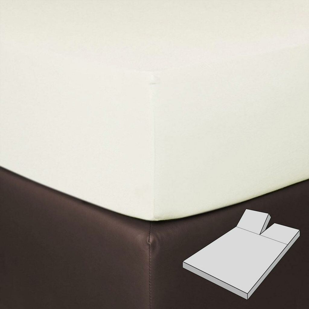 

Bettwaren-Shop Простыня Boxspring Split 140x200 - 160x220 см перламутровый