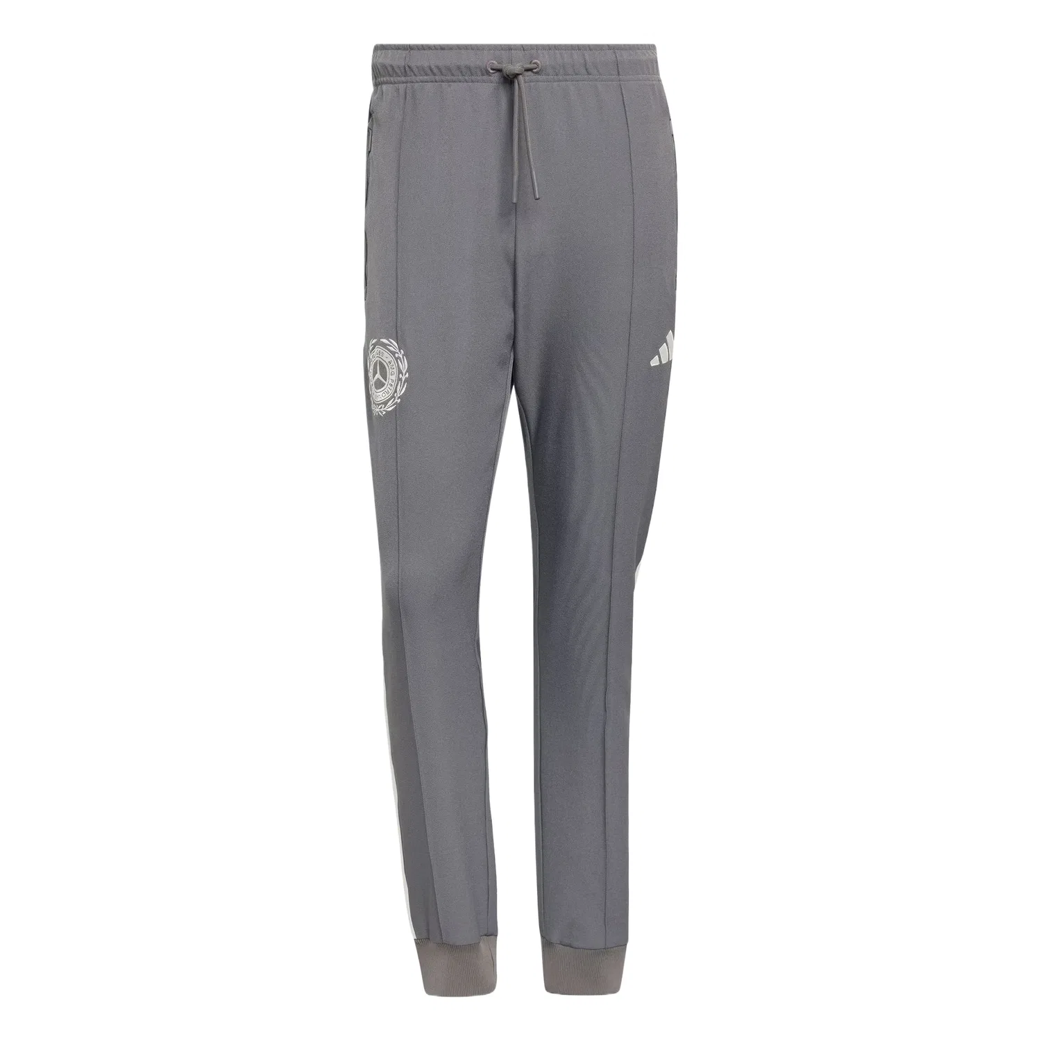 Трек штаны спортивные трикотажные мужские Adidas, Granite Gray/Jade White