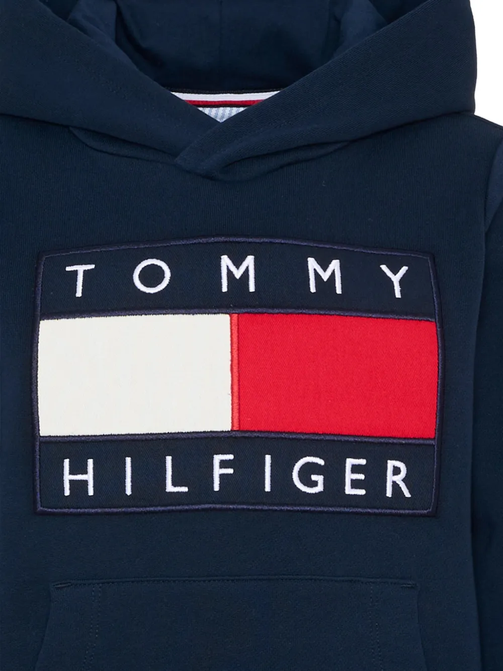 Худи с флагом в стиле "наследие" Tommy Hilfiger Junior, синий — фото 3