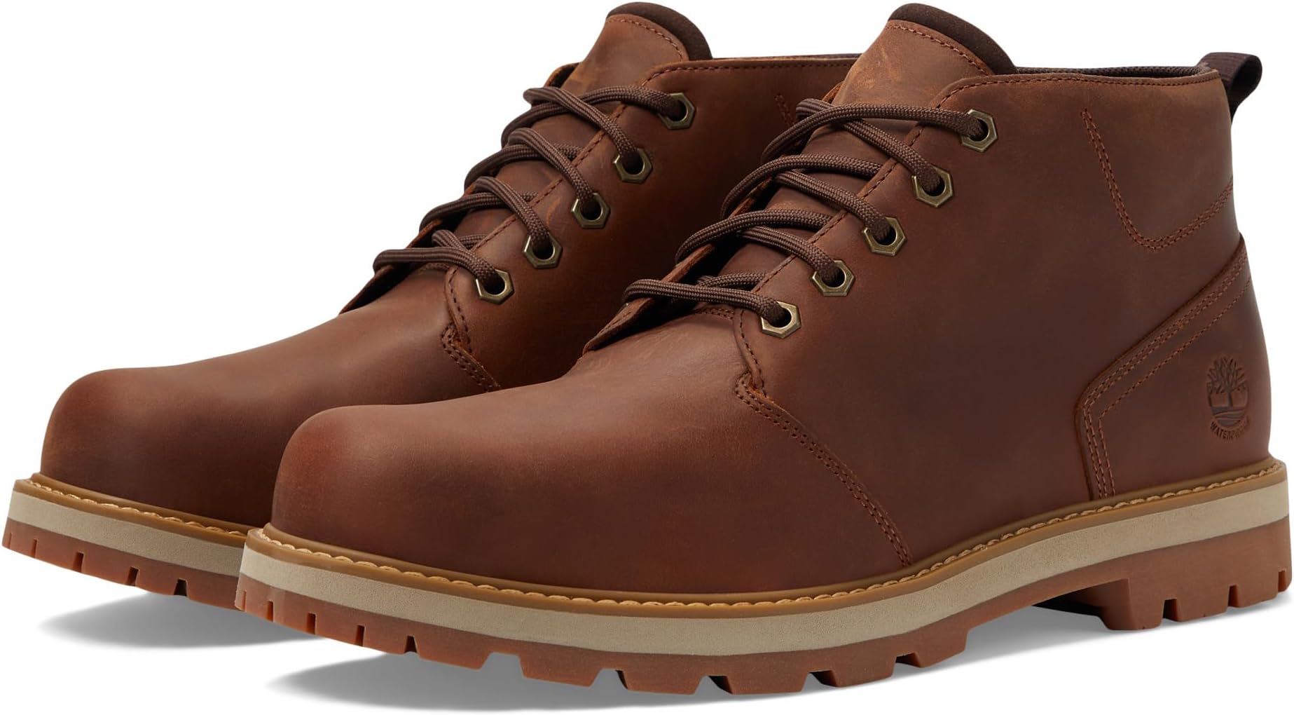 

Ботинки Timberland Britton Road Mid Lace Up Waterproof, цвет Rust Full Grain