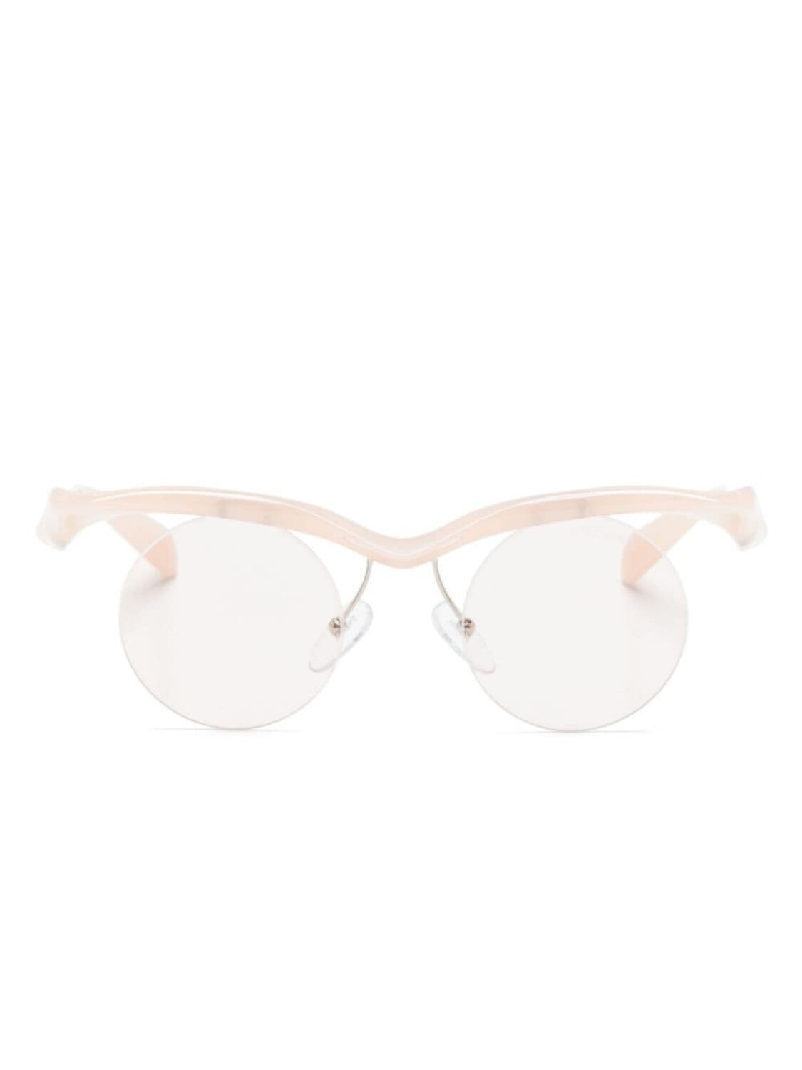 

Солнцезащитные очки Runway в круглой оправе Prada Eyewear, розовый