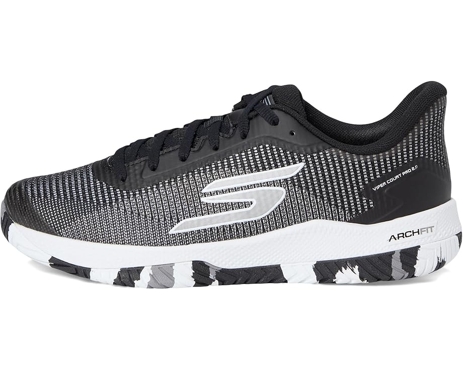 Кроссовки SKECHERS Pickleball Viper Court Pro 2.0 Sneaker, цвет Black/White — фото 4
