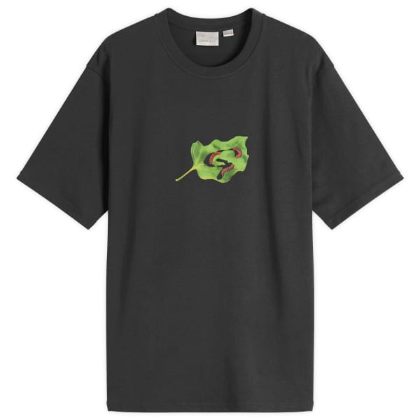 

Футболка с листьями Gramicci, винтаж черный