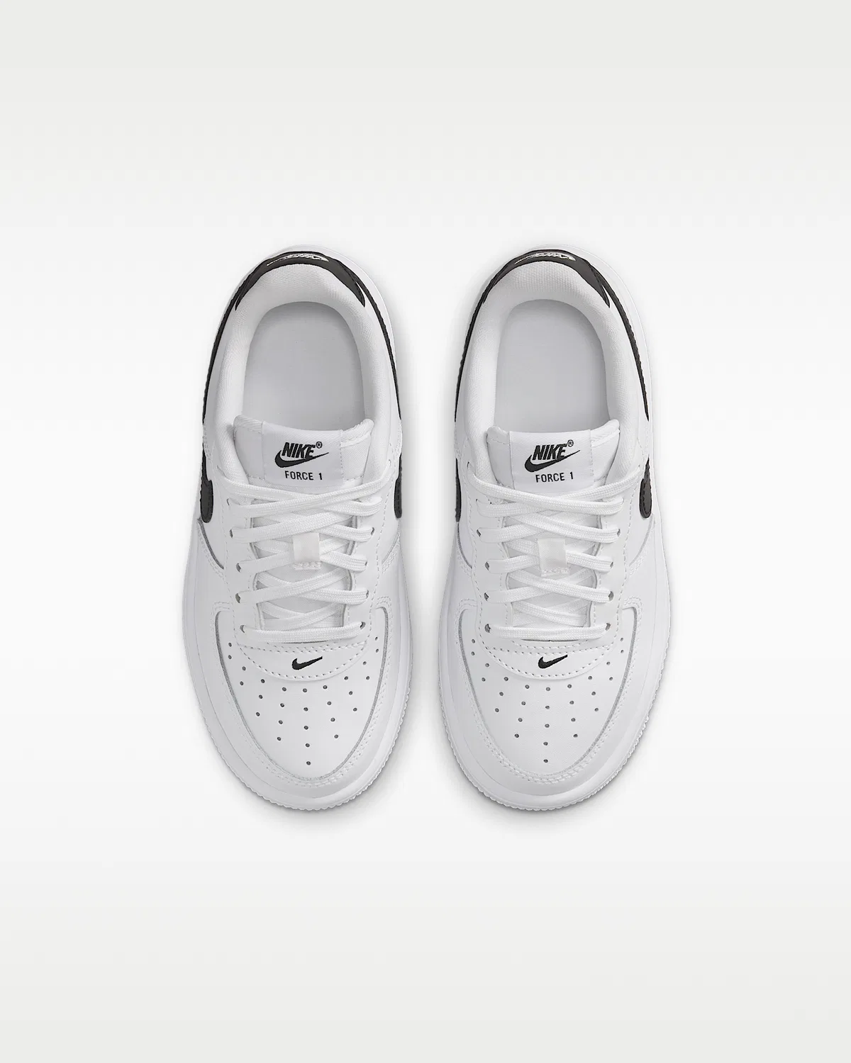 Кроссовки Nike Force 1 Low для малышей, White/Black — фото 4