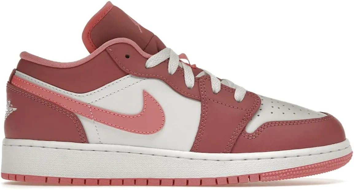 

Детские кроссовки Nike Air Jordan 1 Low, коралловый/белый