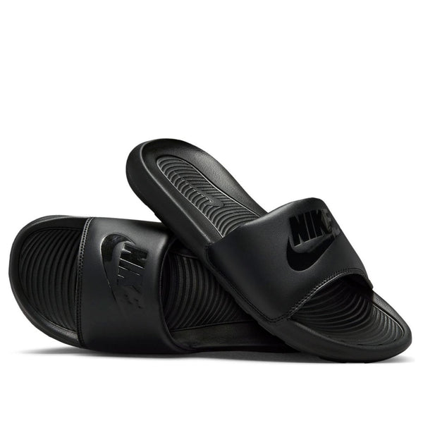 

Тапочки victori one slide 'triple black' Nike, черный
