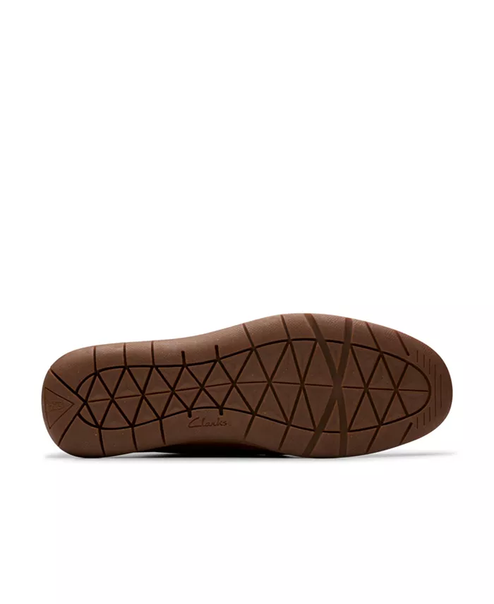Мужские кроссовки Flexway Step Slip On Clarks, коричневый/бежевый — фото 2