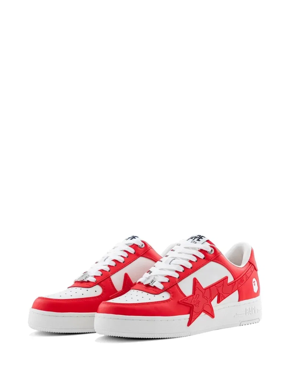 Кроссовки Bape Sta A BATHING APE, красный — фото 2
