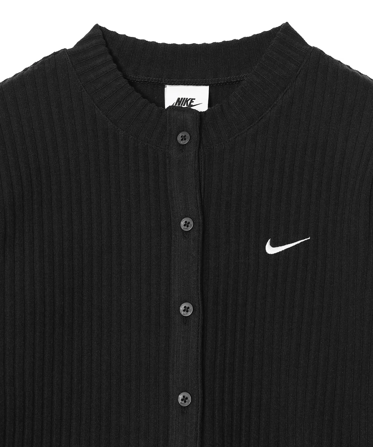Кардиган Nike женский с логотипом, чёрный — фото 4