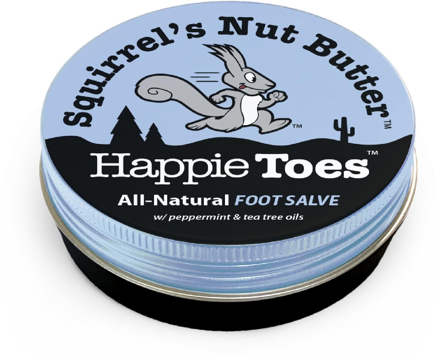 

Банка мази Happy Toes - 2,0 унции. Squirrels Nut Butter