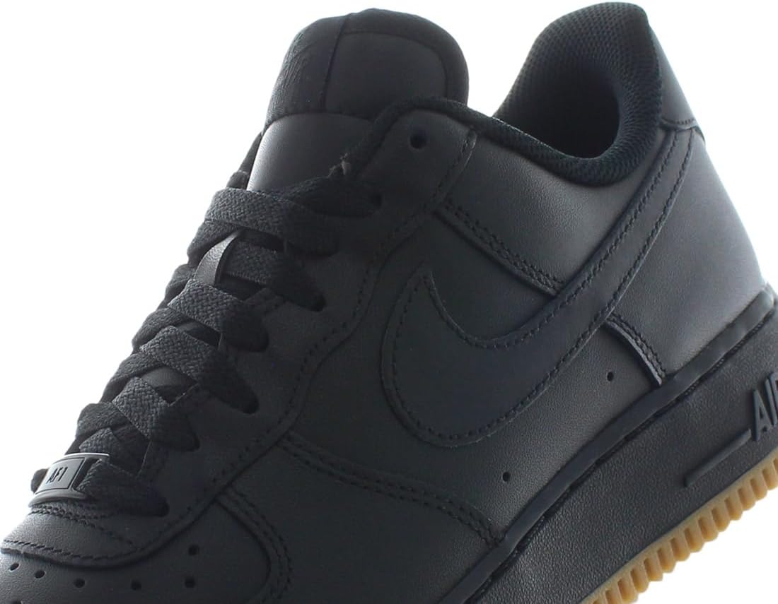 Нижние кроссовки Nike Men's Air Force 1, черный/коричневый/светло-коричневый — фото 3