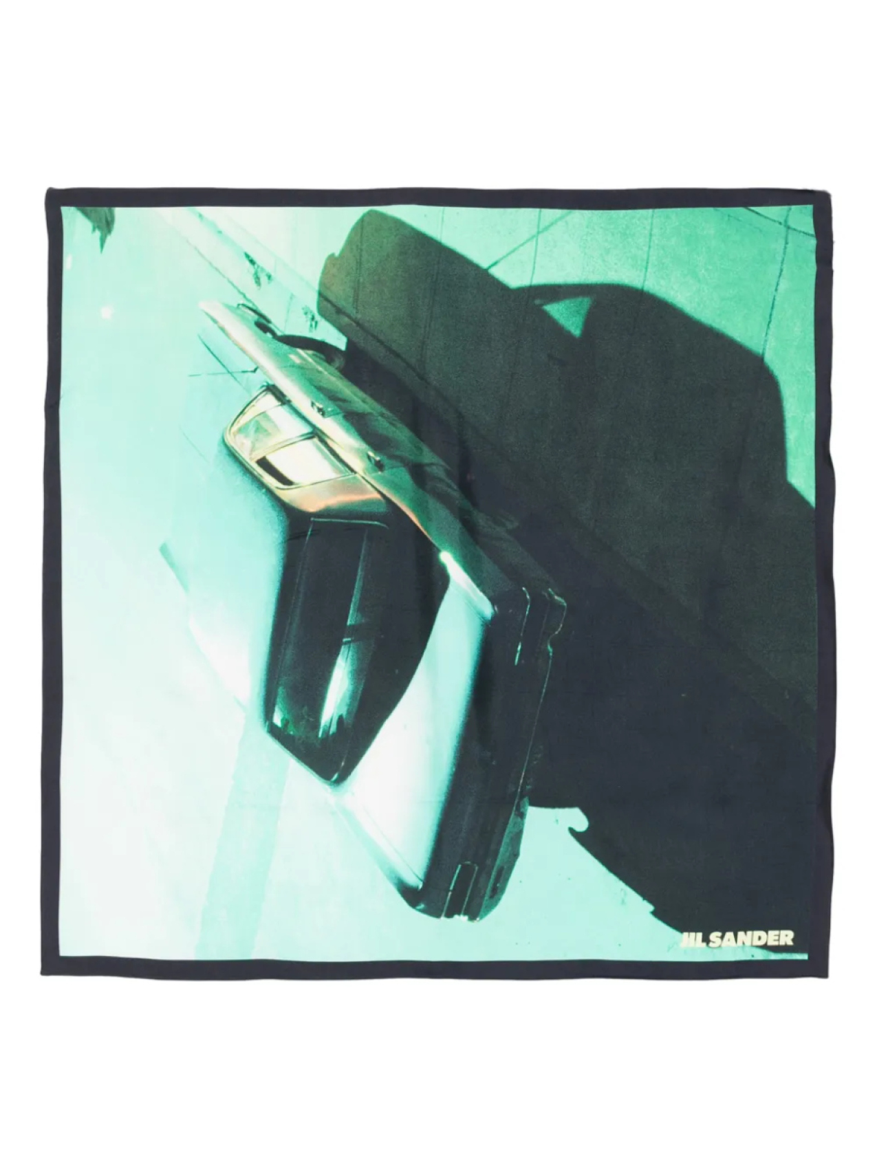

Платок с принтом Jil Sander, зеленый