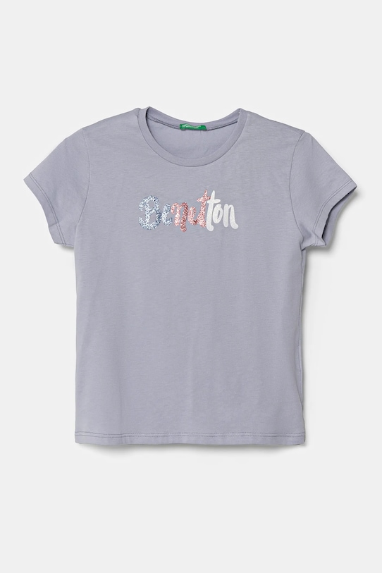 

Детская хлопковая футболка United Colors Of Benetton, синий