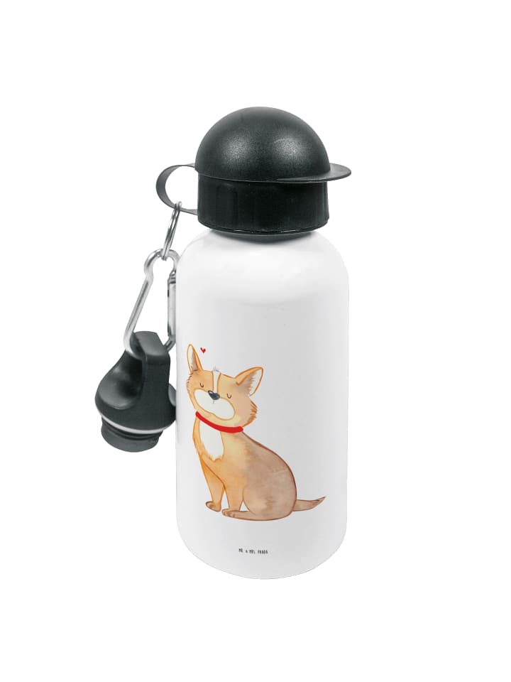 

Mr. & Mrs. Panda Белая бутылка для воды для собак "Удача" без надписи