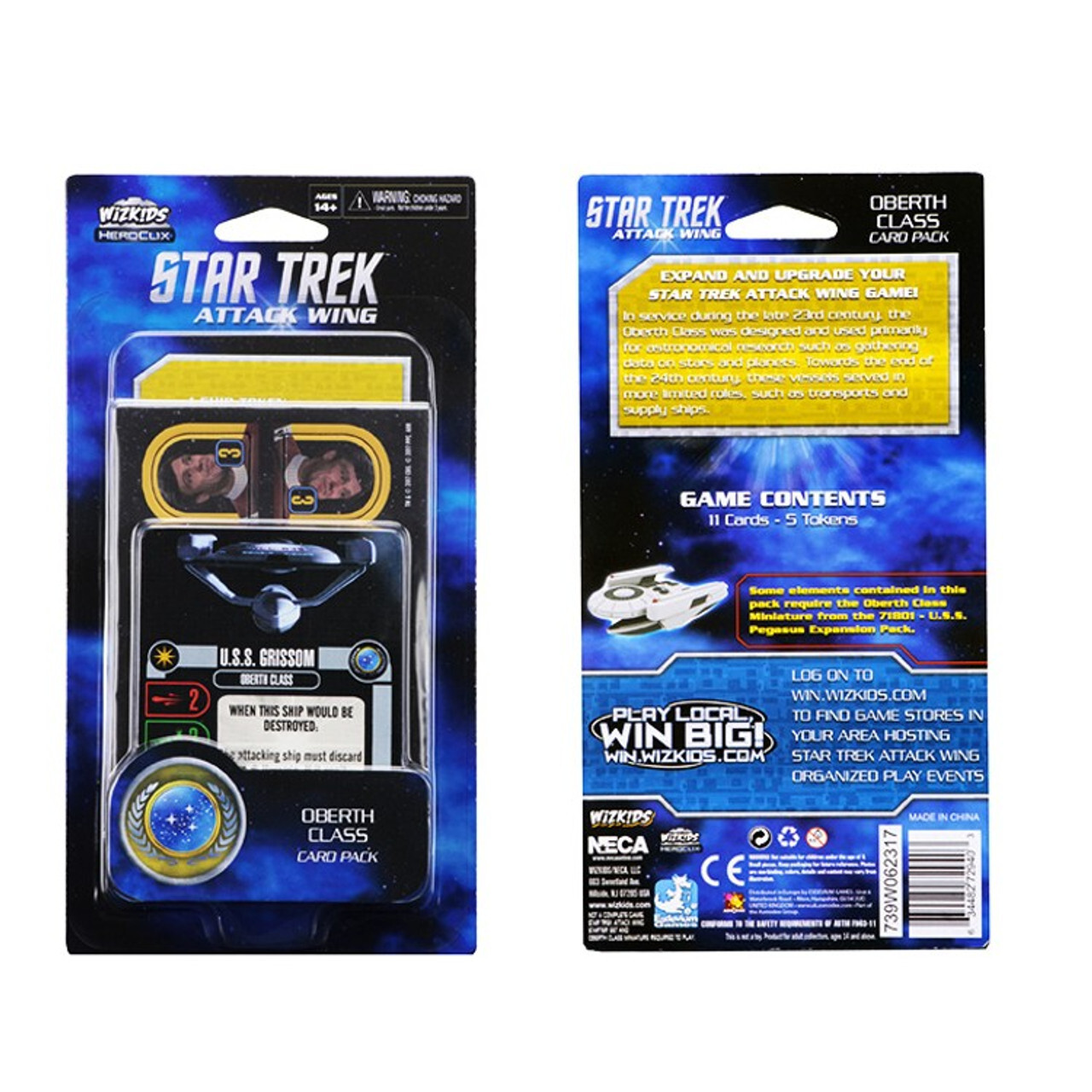 

Миниатюра Star Trek Attack Wing: Oberth Class Card Pack