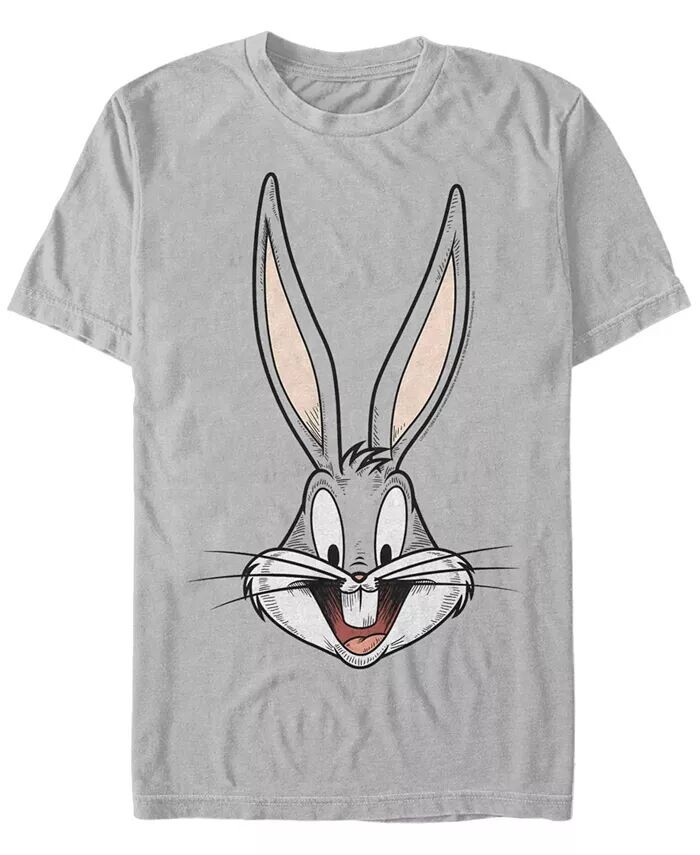 

Мужская футболка с короткими рукавами и большим лицом Looney Tunes Bugs Bunny Fifth Sun