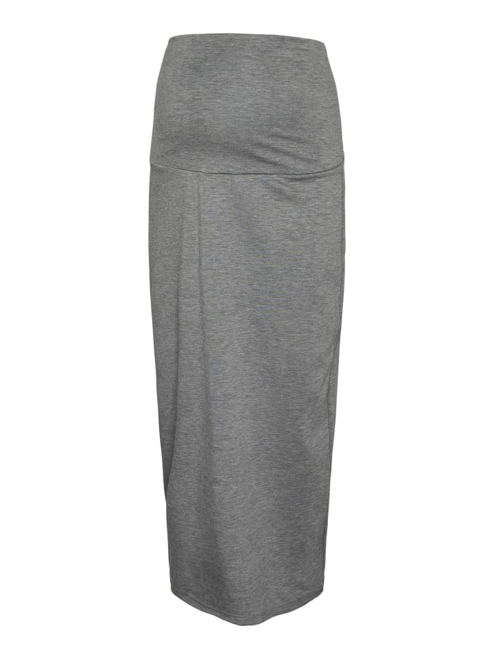 

Юбка до колена mama licious, средний серый меланж