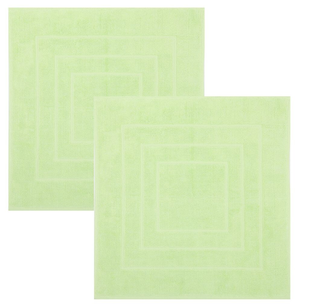 

Betz Коврик для ванной 2 шт. 60x60 см PALERMO Коврик для ванной Коврик для ванной Коврик для душа 100% хлопок 680г/м² цвет: зеленый Betzshop