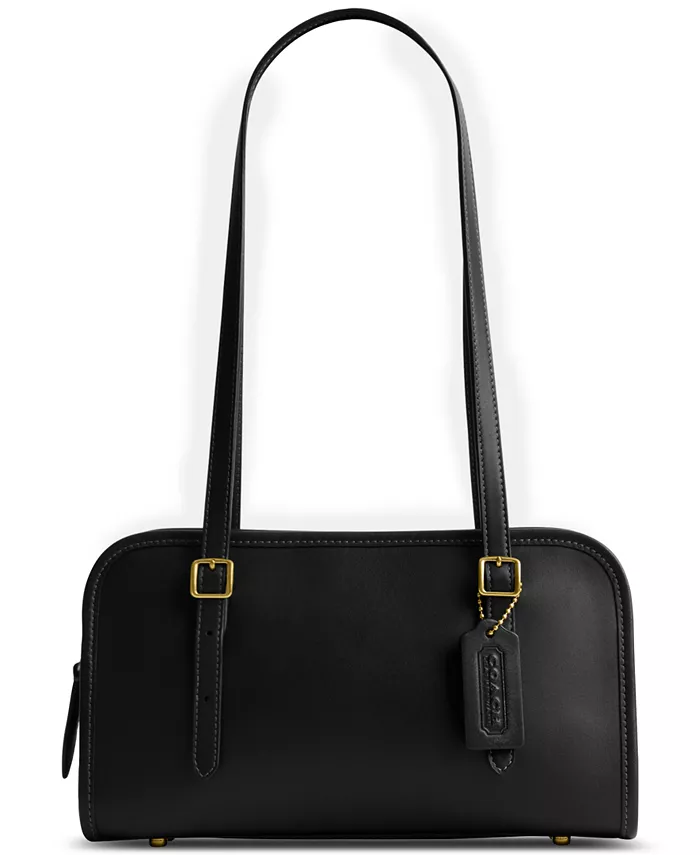 

Сумка через плечо Coach Originals Small с двойным ремнем из кожи, черный