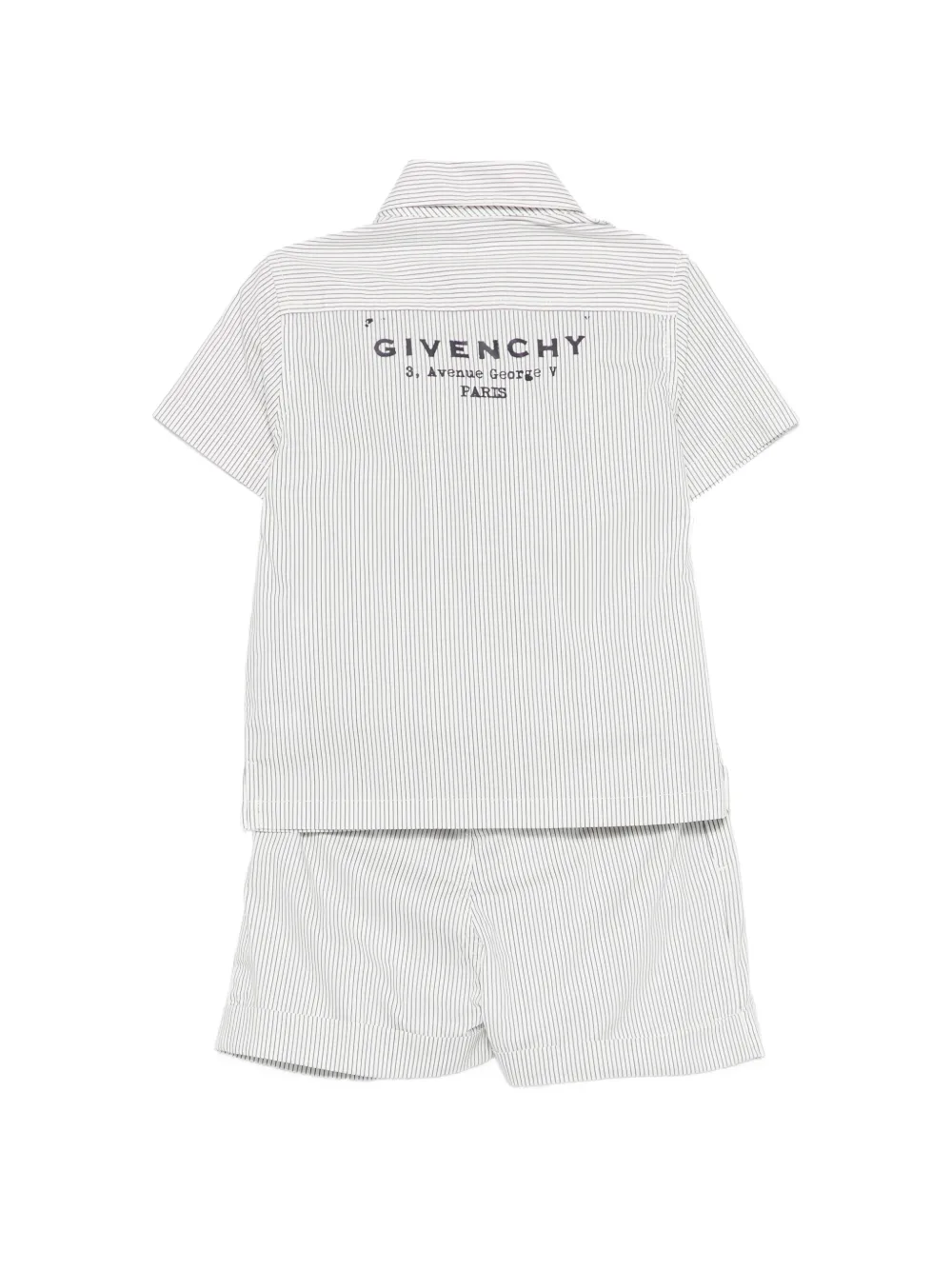 Полосатый комплект из двух предметов Givenchy Kids, белый — фото 2