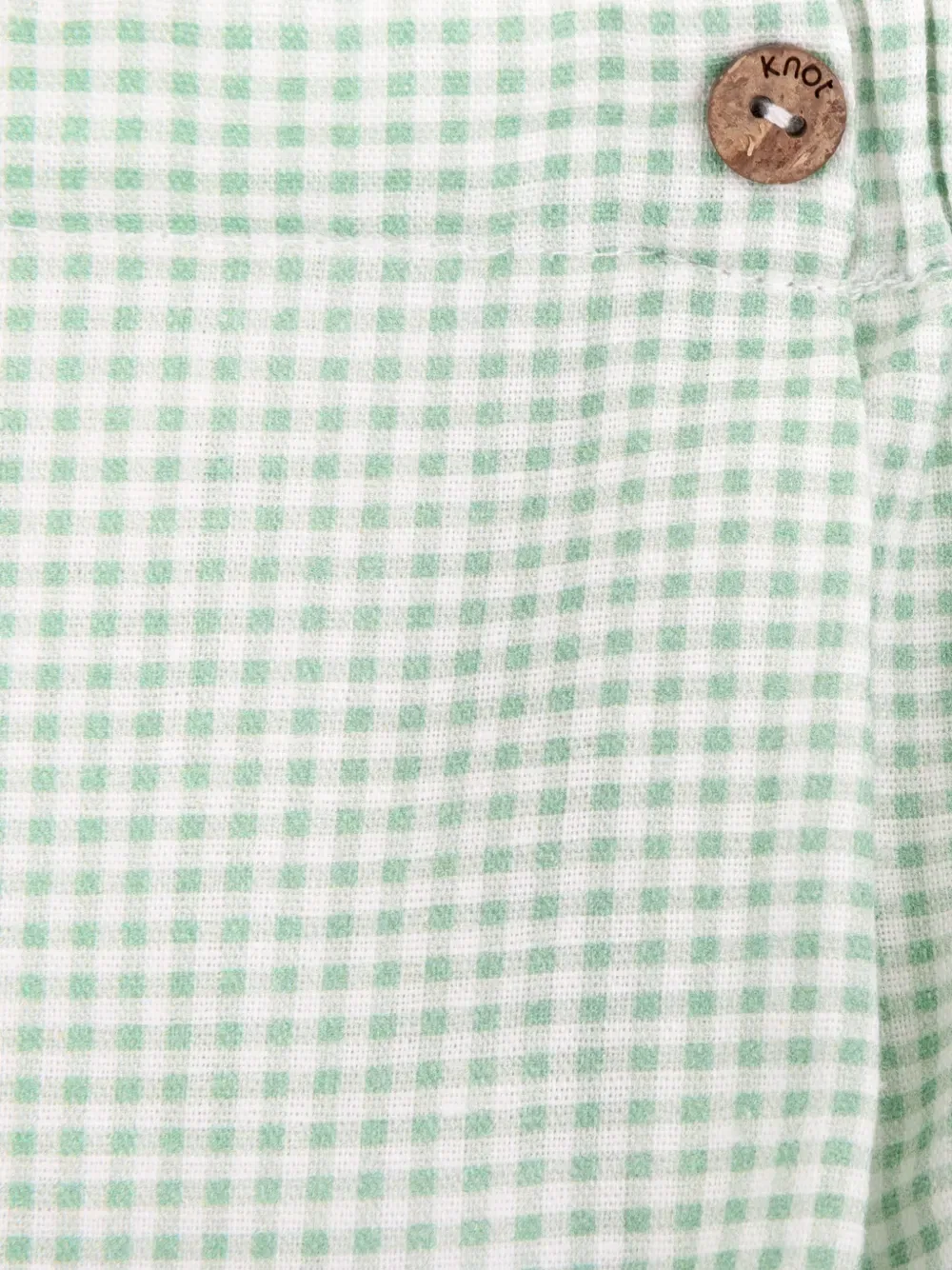 Шорты в клетку Luca bloomers Knot, зеленый — фото 3