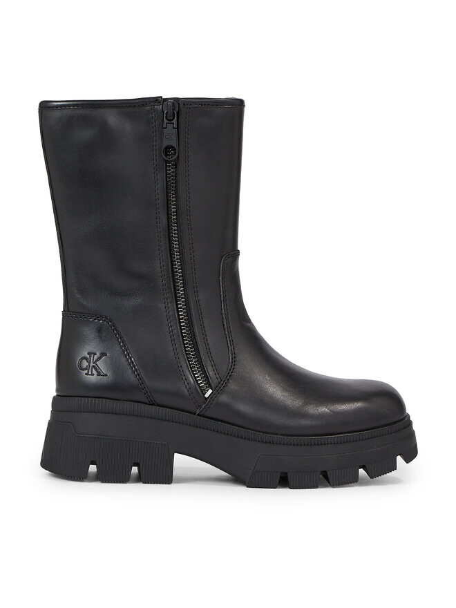 Ботинки на плоской подошве Chunky Combat Zip Boot Wn Calvin Klein, черный