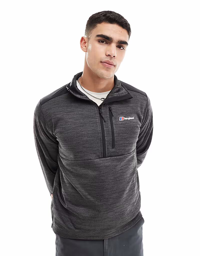 

Флис Berghaus Thraskii Half Zip Fleece темно-серого цвета