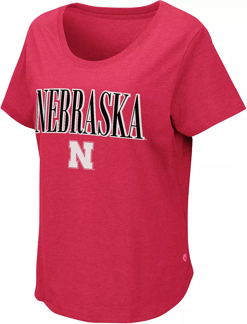 

Женская красная футболка Colosseum Nebraska Cornhuskers