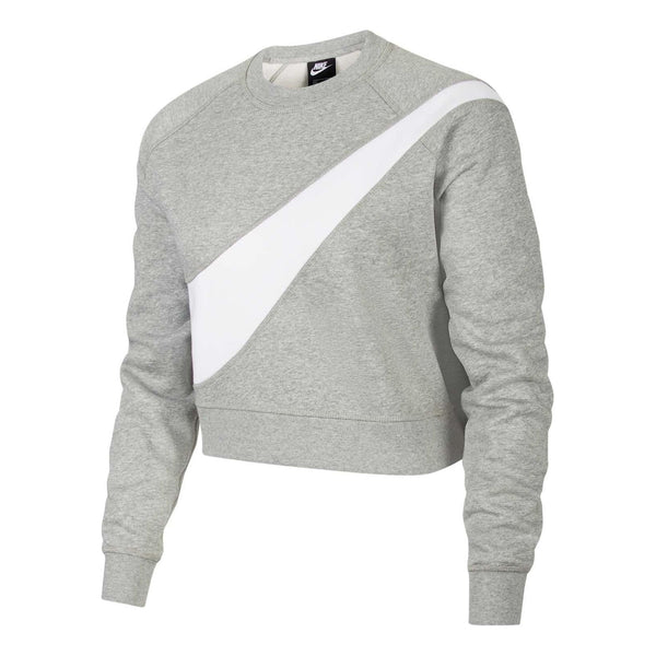 

Свитер sportswear swoosh 'grey' Nike, серый